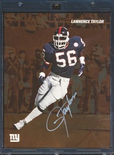 Lawrence Taylor Signed Auto 8x10 Orange Emanate Photograph /25 Fanatics COA DA8