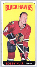 BOBBY HULL  SP  1964-65 TOPPS TALLBOYS 64-65 NO 20  EXMINT+     77046