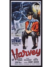 Harvey Movie Poster James Stewart Josephine Hull Drake Koster B161