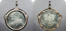 POLAND 1983 1000 Zlotych In sterling bezel #WC106262