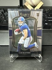 2025 Panini Select - Premier Level Cam Skattebo #195 (RC)