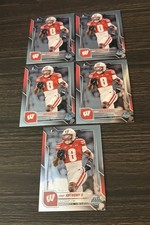 Lot (5) 2025 Bowman U Chrome Vinny Anthony II Base Atlanta Falcons RC