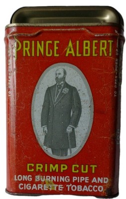 Vintage Collectible PRINCE ALBERT CRIMP CUT Tobacco Tin Cigarette Pipe Americana