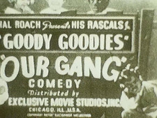 8mm Film 1924 Our Gang Goody Goodies Little Rascals 1920s Short Movie