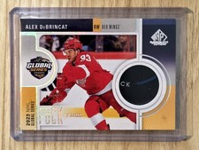 2024-25 SP Game Used '23 Global Series Sweden Puck Relics Alex Debrincat SSP