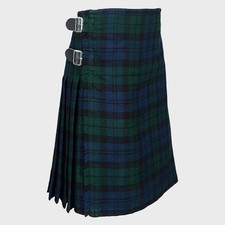 Black Watch Tartan Kilt Scottish Wedding Ceremony Unisex Traditional Kilt