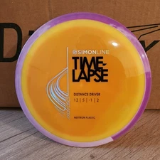 USED Mvp Axiom Discs SWIRLY PURPLE/ORANGE Neutron Time Lapse 177 grams weighed