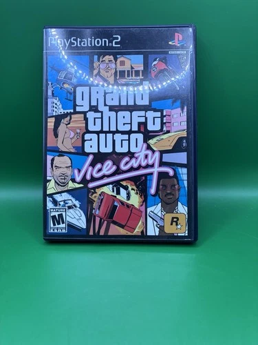 Grand Theft Auto Vice City - Sony Playstation 2 PS2 Tested Authentic