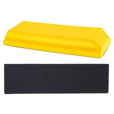 Rectangle 10" Hand Sanding Block Pad, Hook  Loop Backing, PSA Sandpaper Adapter