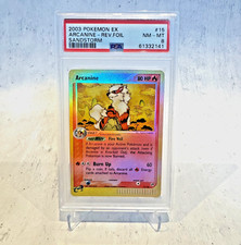 Arcanine 15/100 EX Sandstorm Reverse Holo PSA 8 on eBay