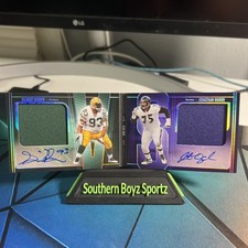 2025 Silhouette Gilbert Brown Jonathan Ogden 1 on 1 Booklet Patch Auto 34/99