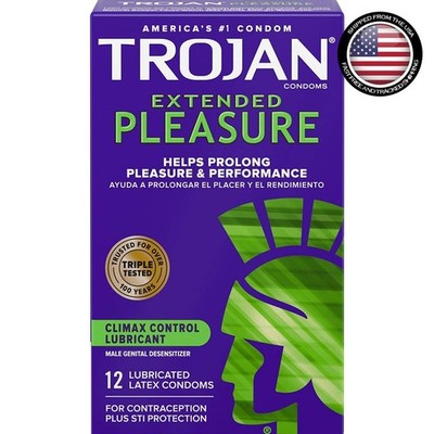 Climax Control Condoms: Lubricated for Ultimate Pleasure - 36 Count