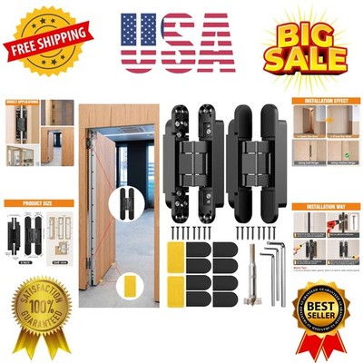 6'' Hidden Door Hinge/Concealed Hinges,Invisible Hinges,Invisible Door Silent ...