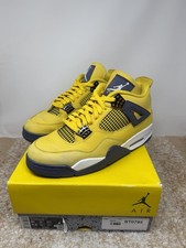 Jordan Air Jordan 4 Retro Lightning 2021 Yellow Mid Top CT8527-700 Size 10