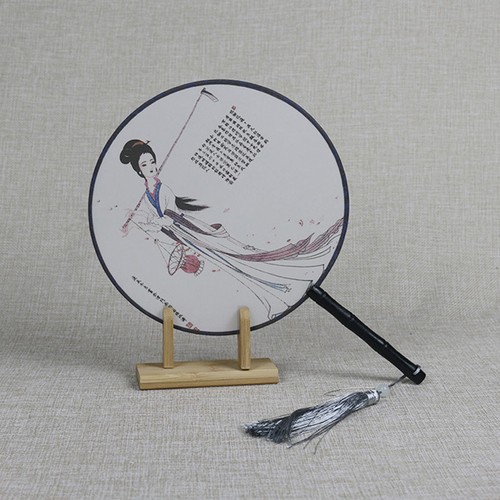 1pc Wooden Hand Held Fan Display Stand Japanese Fan Support Frame Folding Fan^I - Picture 9 of 12