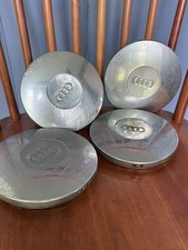 Vintage Audi Wheel Center Caps Set of 4, 1980s