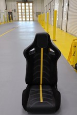Black And Yellow Racing Seat Brand New