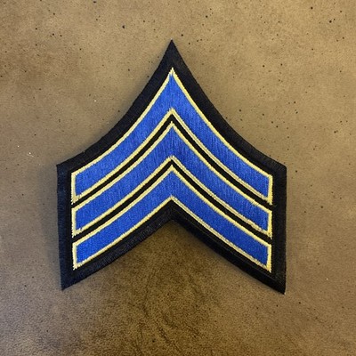 California Highway Patrol Sergeant 1 Chevron Patches (2) 