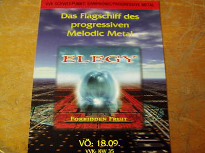Elegy / Forbidden Fruit, **Promosheet, Top Zustand**
