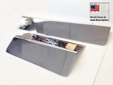 1994-1996 Impala 2pc Fuel Rail Covers Polished Stainless Engine Chrome Dress Lt1