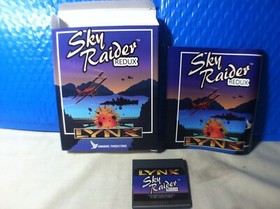 Atari Lynx Sky Raider Redux CIB Very Very Rare