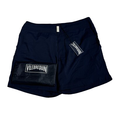 Vilebrequin Herren Badeshorts - Merise Solid Fitted Style: MSEP713P Navy