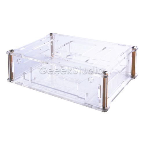 Clear Acrylic Case with Cooling Fan & FR Mode button for Jetson Nano B01 Version - Picture 3 of 12