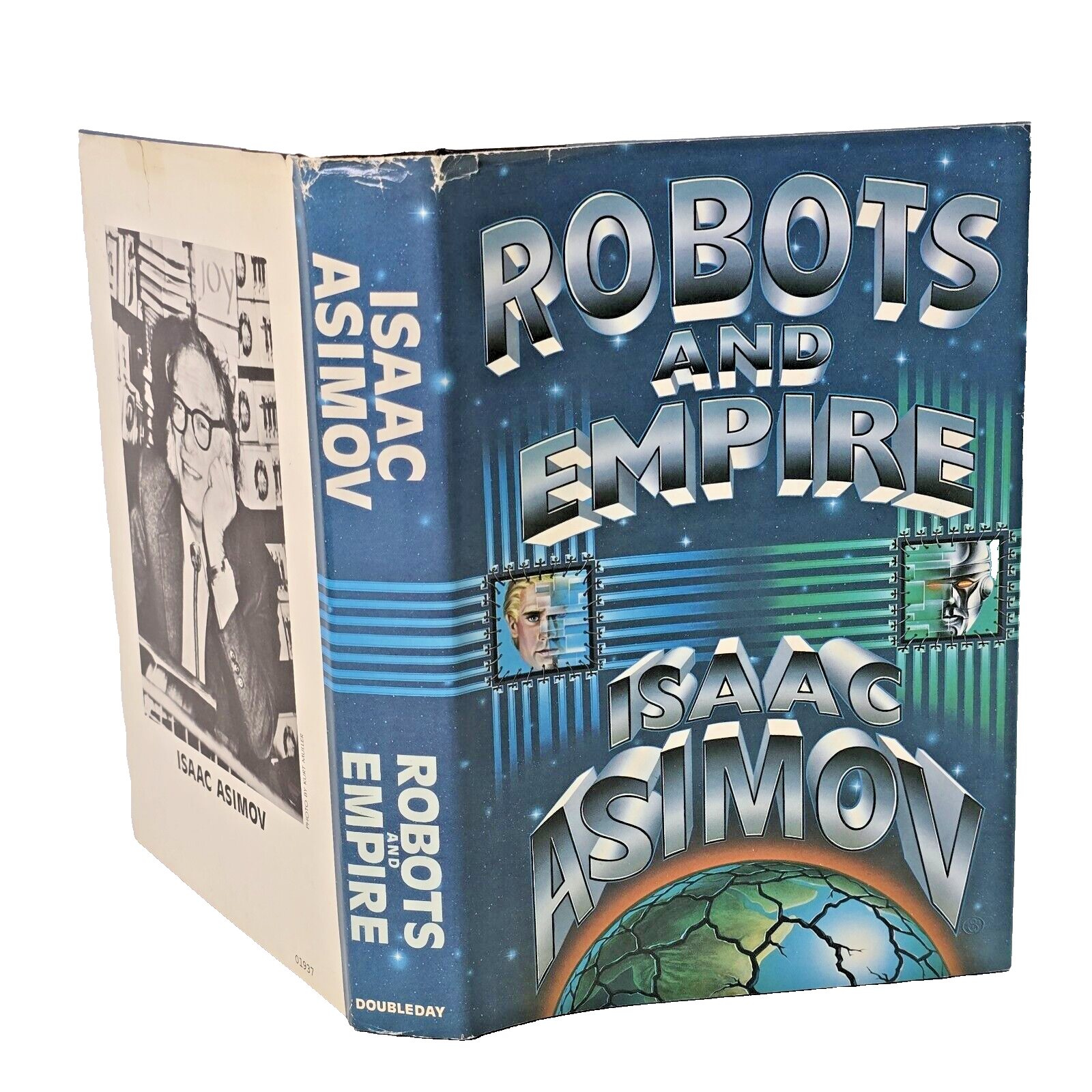 Robots And Empire by Isaac Asimov DJ/HC Book 1985 Science Fiction Fantasy