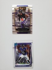 Tylan Wallace 2021 Select Concourse #78 + Donruss Optic Rated Rookie #226
