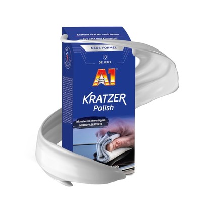 A1 Scratch Polish 50ml inc Microfibre Cloth - Scratch Remover for Cars - ...