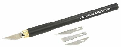 ミィタン★ Japan Tamiya #74098 Modeler's Knife Pro w/7 Blades Kit Craft Tools