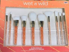 Wet n Wild Los Angeles Juego de 10 brochas navideñas de regalo nuevo en caja