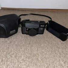 Yashica Auto Focus 38mm f/2.8 Black Point & Shoot Film Camera with Case