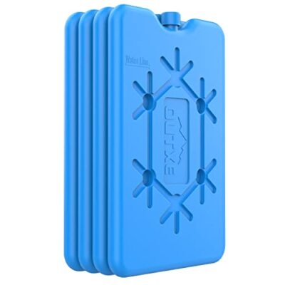 OUTXE Ice Packs for Lunch Box 4 -Pack Reusable Ultra-Thin Freezer Packs 