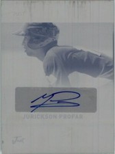 JURICKSON PROFAR 2011 Just DRAFTED Autograph Rookie Auto Plate RC 1/1