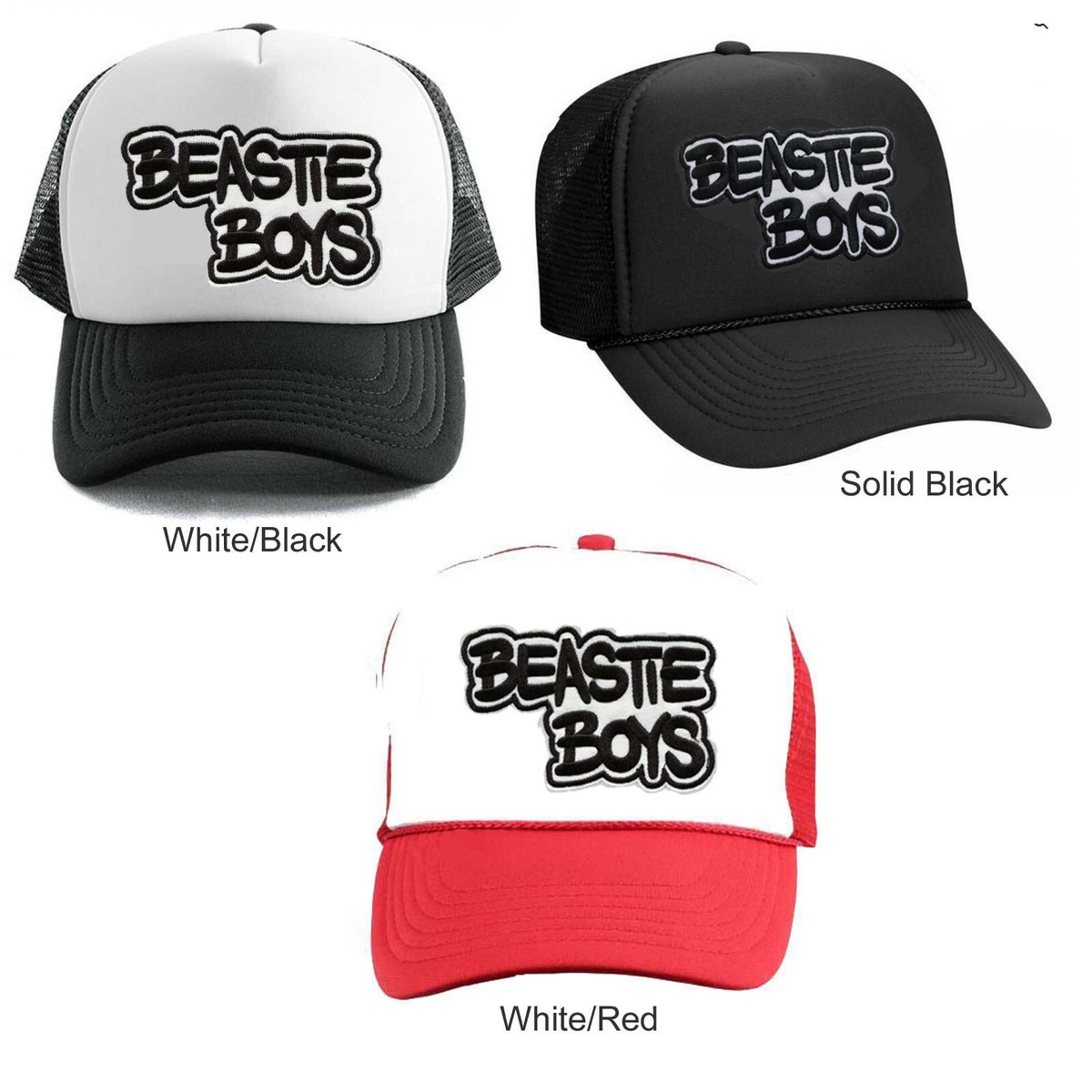 洋楽 beastie boys logo patch cap mesh BEASTIE BOYS PATCH + Trucker Hat Embroidered Cap Snap Bac