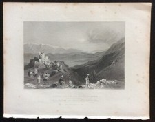 1847 DJEBEL SHEICH MOUNT HERMON original view Lebanon Lebanon Syria Syria