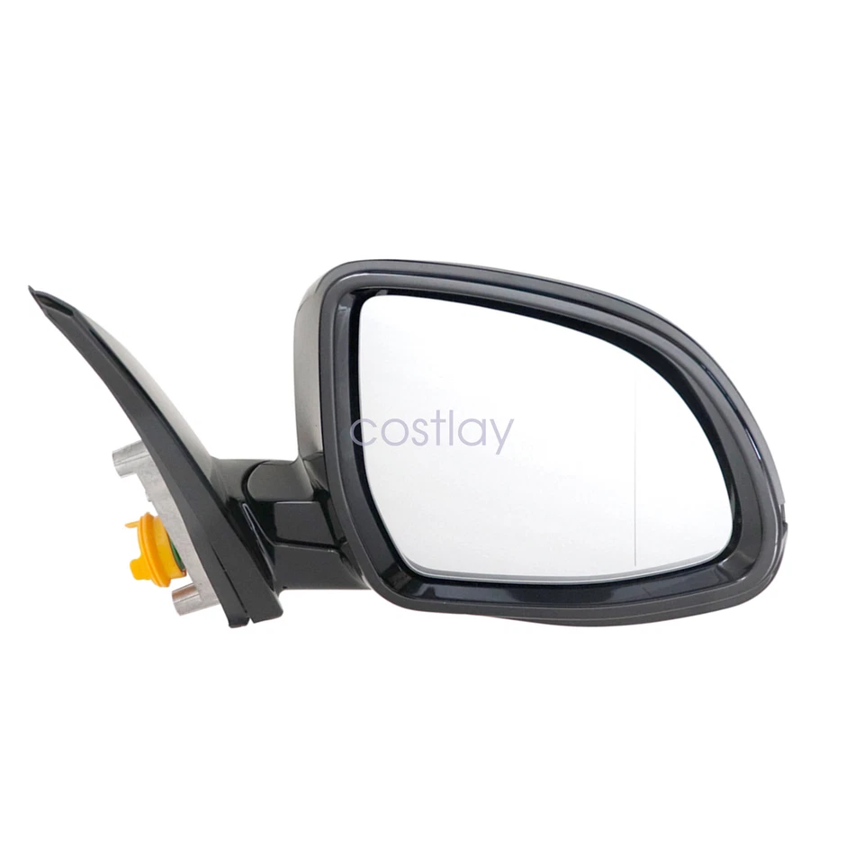Espejo retrovisor lateral derecho negro para BMW X6 2014-2018 luz intermitente térmica Foto 4 de 4