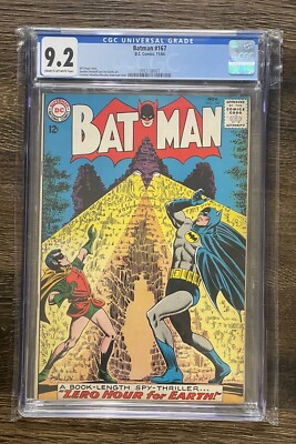 Batman 167 CGC Graded 9.2 NM- White Pages DC Comics 1964 | eBay