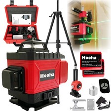 Laser Wasserwaage,grüne Kreuzlinie, selbstnivellierend,4 x 360 °, mit Stativ