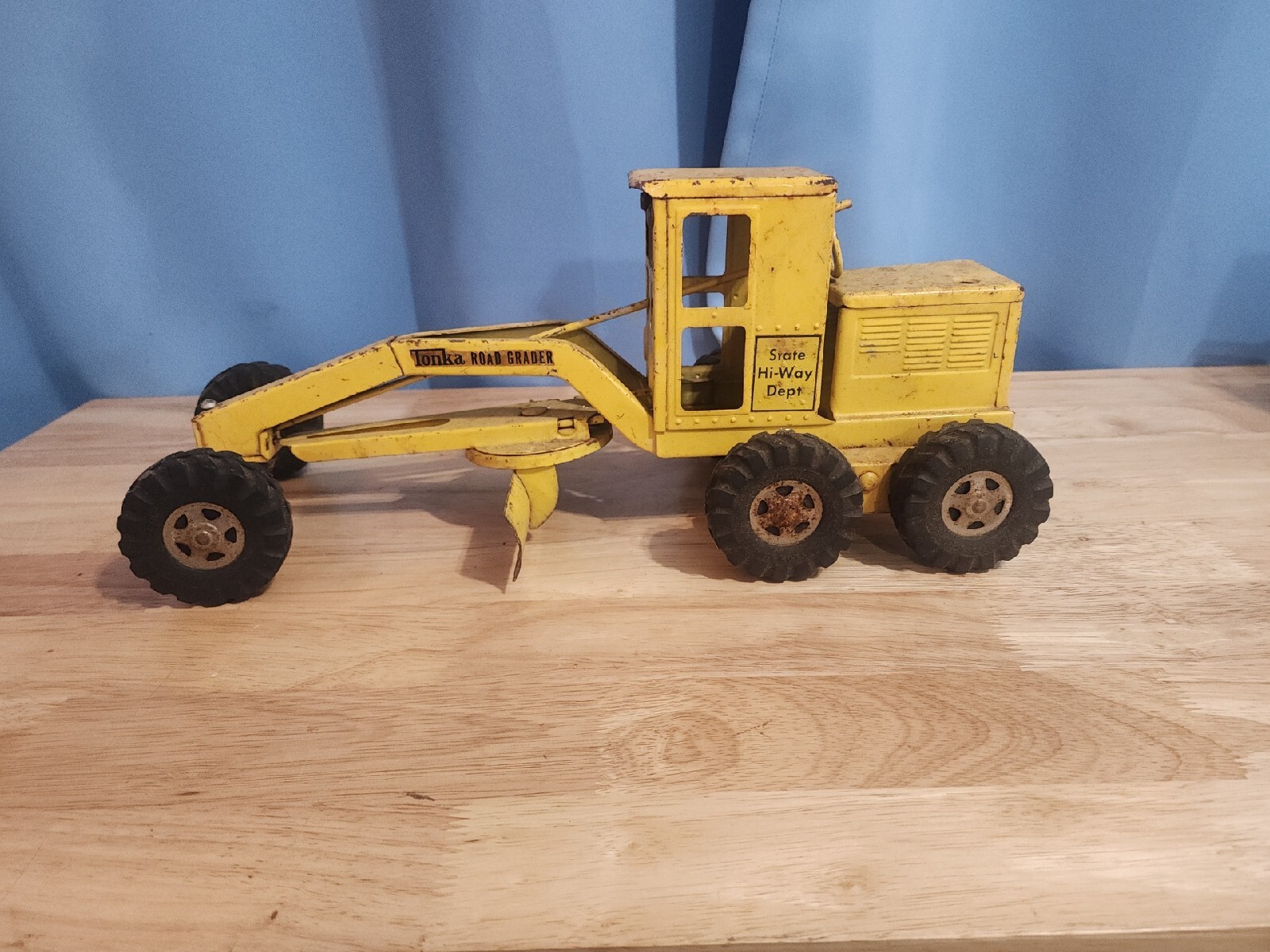 VINTAGE TONKA TOYS ROAD GRADER STEEL STATE HIWAY DEPT 16” eBay