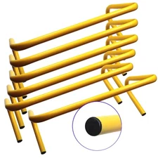 New BlueDot Trading Speed Training Hurdles (Pack of 6), 9-Inch Height, YELLOW