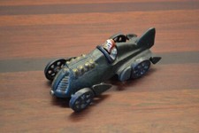 Vintage Hubley Cast Iron Toy Race Car Dark Green