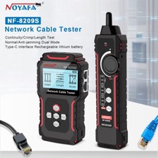 NF-8209S POE Wire Checker LCD Display Measure Length LAN Cable Cat5Cat6 LAN Test