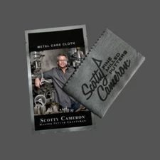 Scotty Cameron Golf Putter Metal Care Cloth - NEW