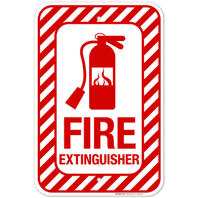 Fire Extinguisher Sign, Fire Safety Sign, (SI-5665)