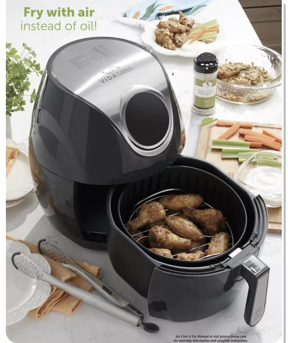 VIDA SANA ELECTRICS Pro-7 4.2-Quart Electric Air Fryer 4579 Princess House