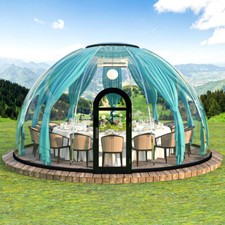 AREA Polycarbonate Dome 6.05m Garden Pod Greenhouse Geodome Igloo Summerhouse