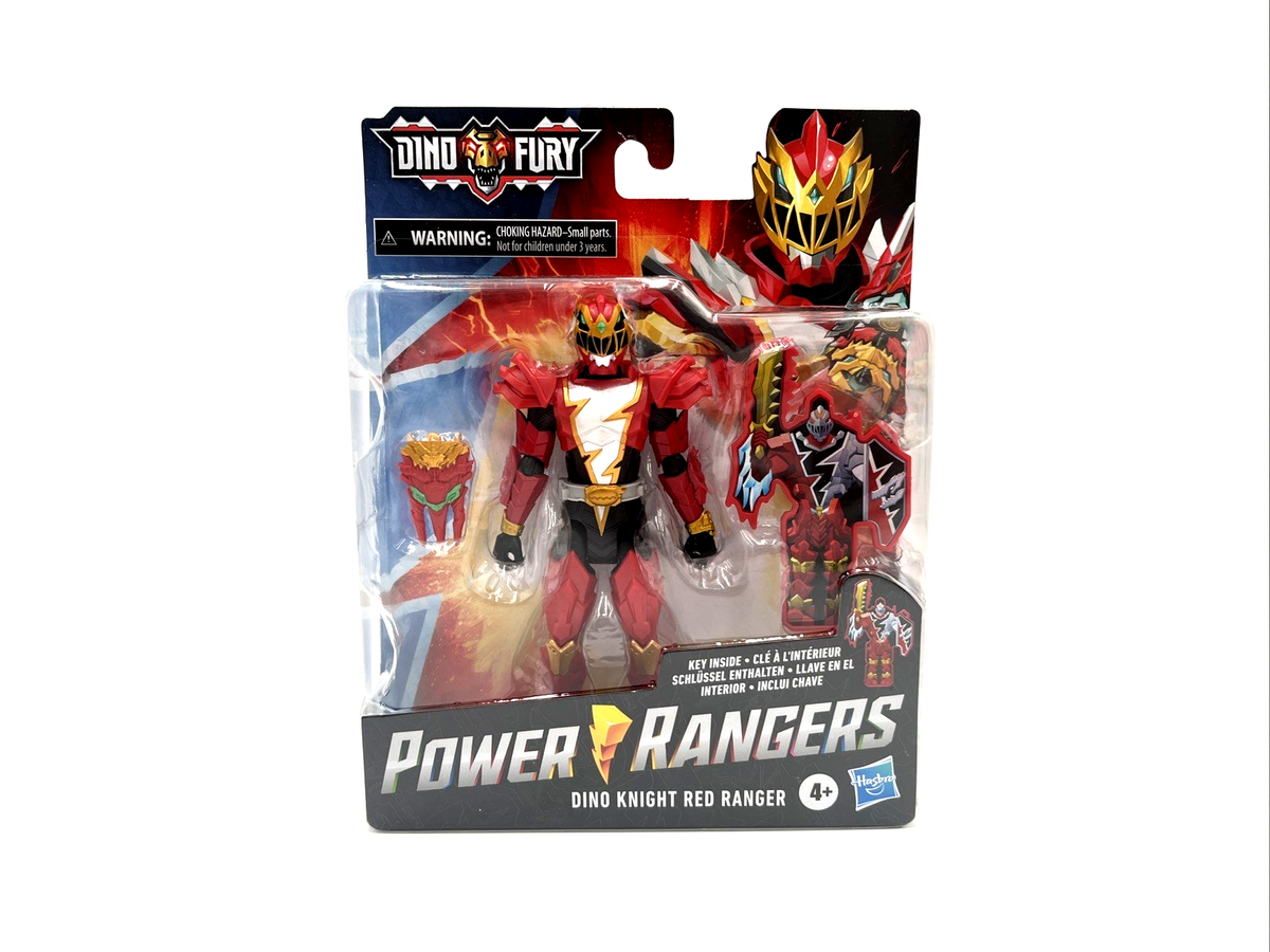 Power Rangers Dino Fury Dino Knight Red Ranger 15 Action Figure Toy