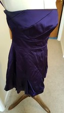 Womens size 12 Coast Dress - purple strapless